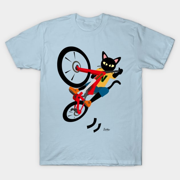 Bike Action T-Shirt by BATKEI